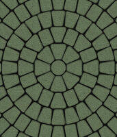  Тротуарная плитка Выбор Классико Б.2.КО.6 Гранит 60 мм Зеленый: внешний вид