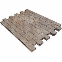  Тротуарная плитка Artstein Прямоугольник Лайн 60 мм Берилл: внешний вид