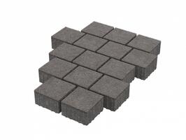  Тротуарная плитка Stellard Квадрат 150x150x80 мм Серый: внешний вид
