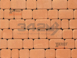  Тротуарная плитка Лидер 40 Классика-3 60 мм Оранжевый: внешний вид