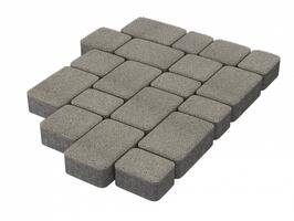  Тротуарная плитка Stellard Старый город 60 мм Белый мрамор: внешний вид