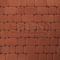  Тротуарная плитка Лидер 40 Классика-3 60 мм Ярко-красный: внешний вид