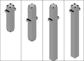 Сборные колонны: внешний вид