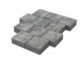  Тротуарная плитка Stellard Квадрат 200х200х60 мм Грей: внешний вид