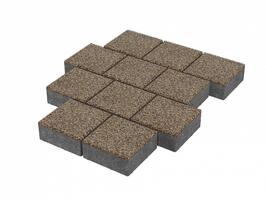  Тротуарная плитка Stellard Квадрат 200х200х60 мм Красный гранит: внешний вид