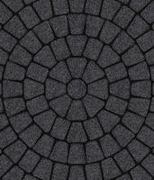  Тротуарная плитка Выбор Классико Б.2.КО.6 60 мм Стоунмикс Черный: внешний вид